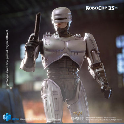 Preventa Figura RoboCop (Diecast) (PX Previews Exclusive) - 35th Anniversary RoboCop (1987) - Exquisite Super Series marca HIYA escala pequeña 1/12