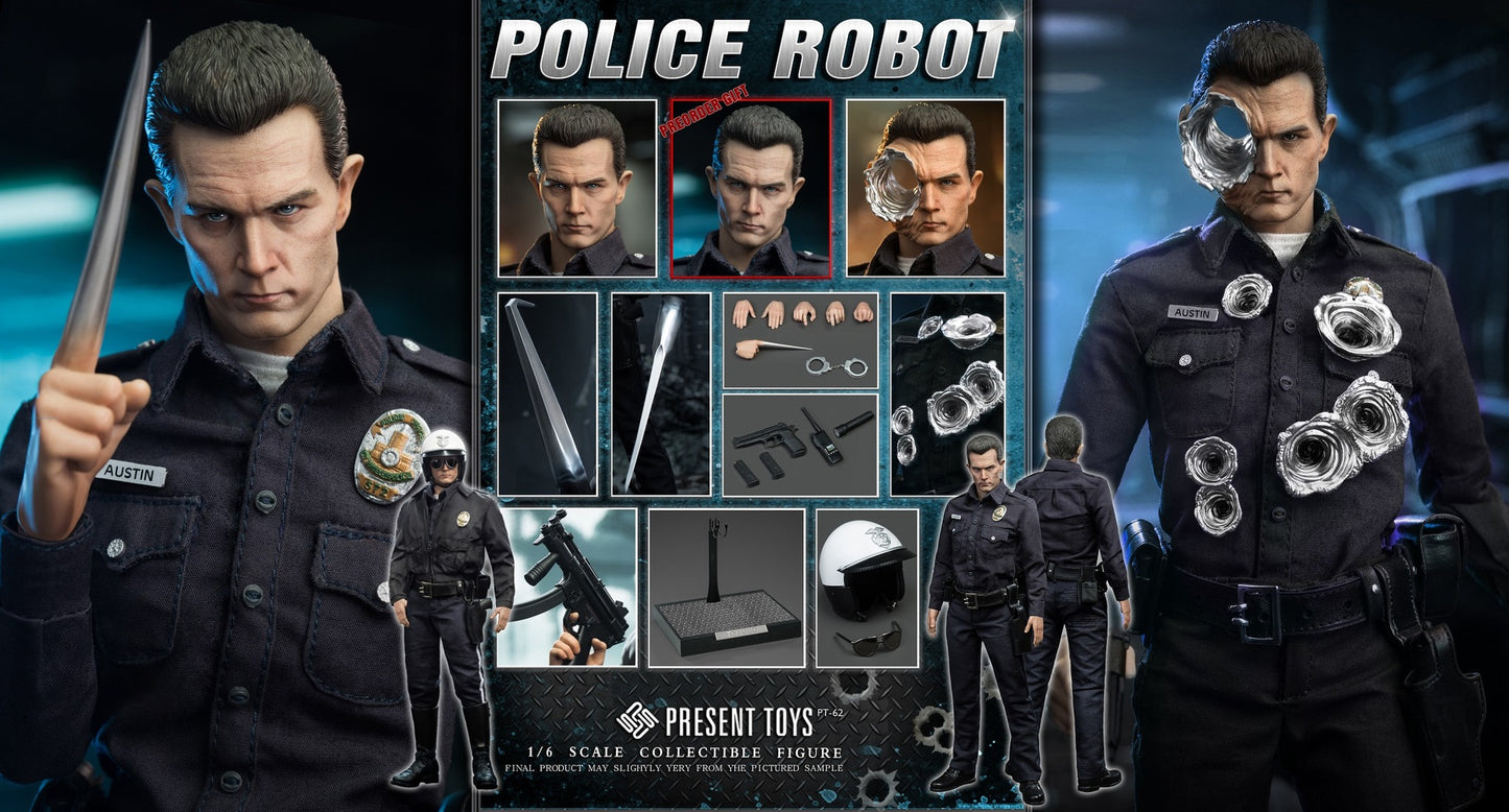 Preventa Figura Police Robot marca Present Toys SP62 escala 1/6