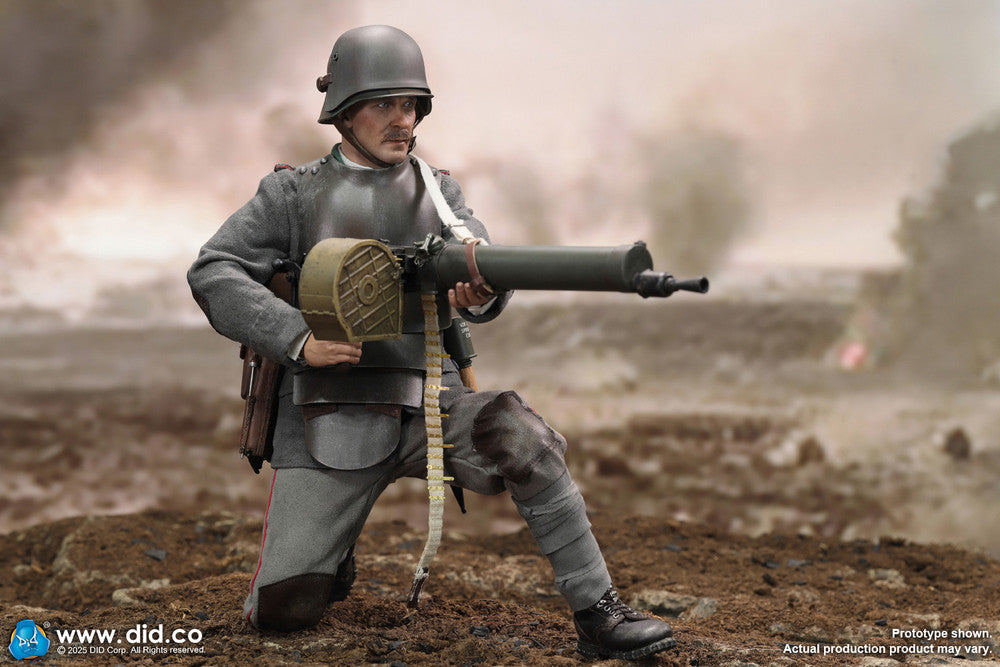 Preventa Figura Arthur - WWI German MG08 Machine Gunner marca DID D11015 escala 1/6