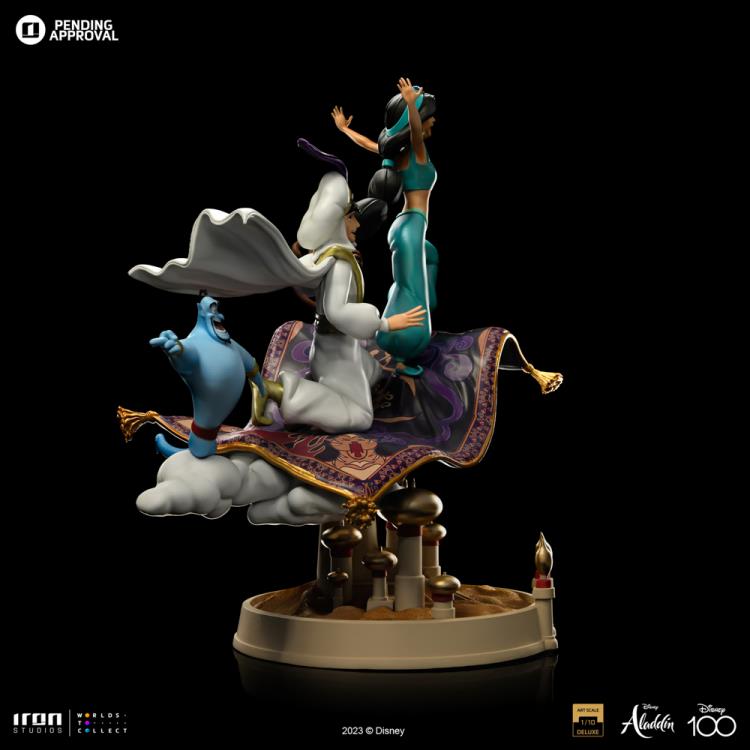 Preventa Estatua Aladdin y Jasmine (Deluxe) - Disney Classics (Disney 100th Anniversary) - Limited Edition marca Iron Studios escala de arte 1/10
