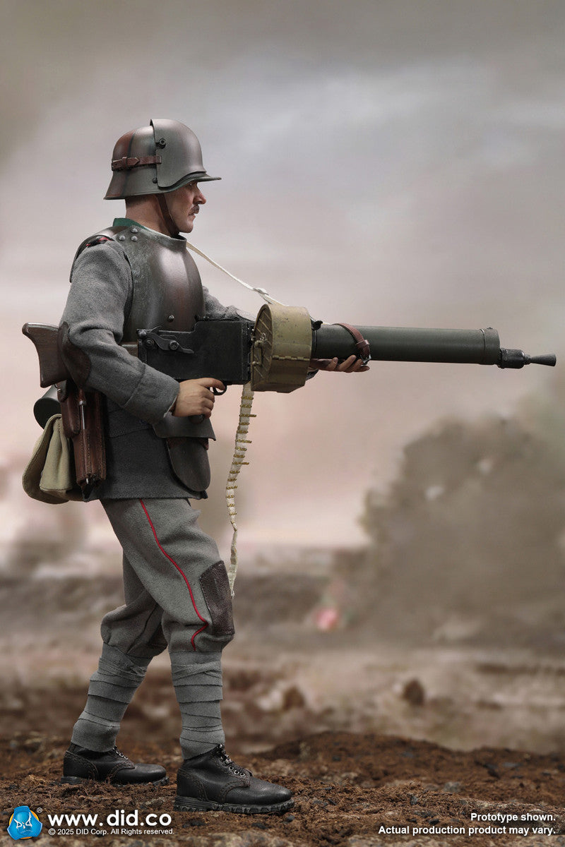 Preventa Figura Arthur - WWI German MG08 Machine Gunner marca DID D11015 escala 1/6