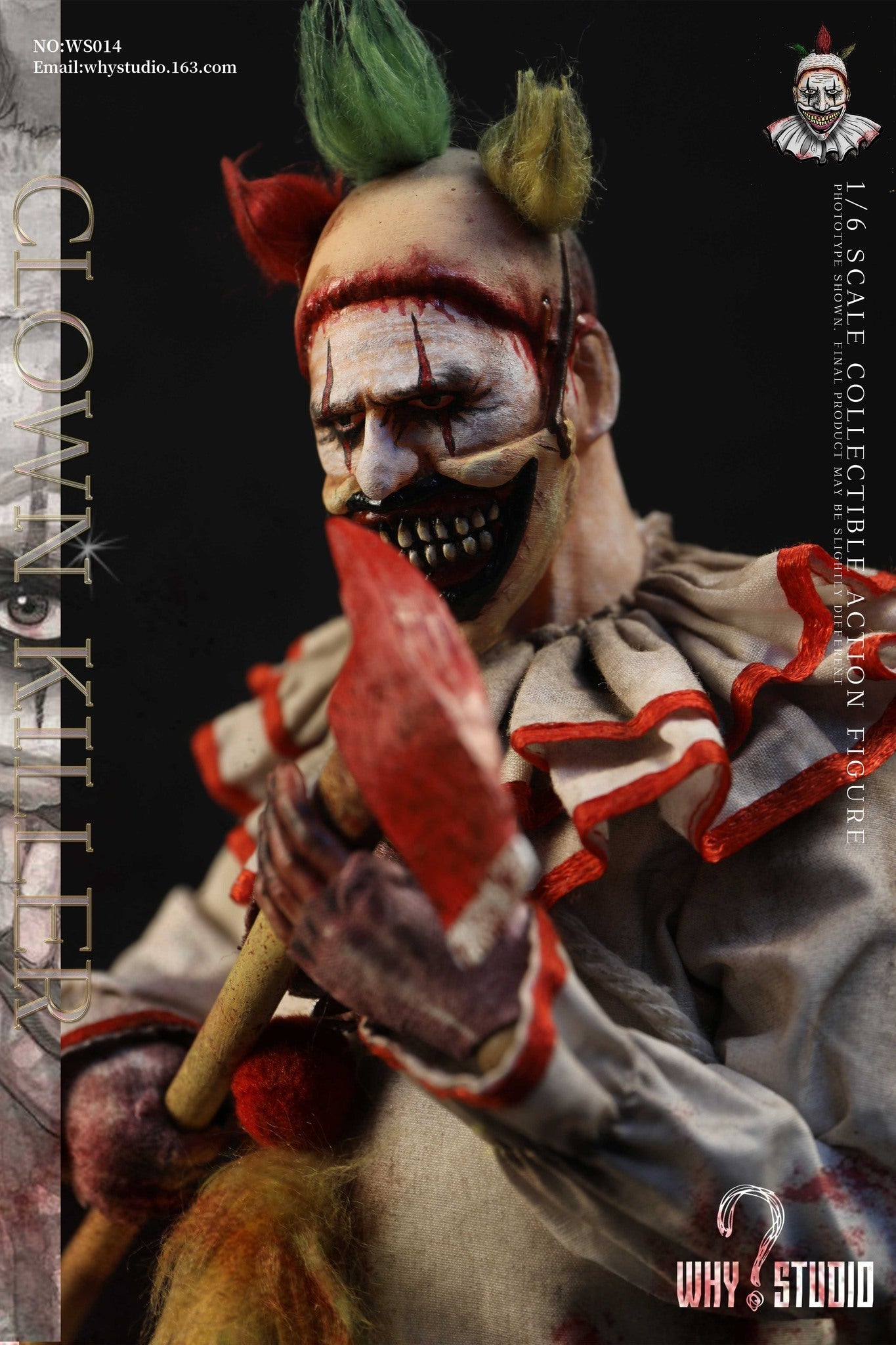 Pedido Figura Horror Clown marca Why Studio WS014 escala 1/6