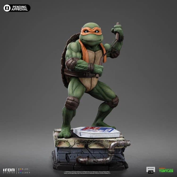 Preventa Estatua Michelangelo - Teenage Mutant Ninja Turtles (1990) - Limited Edition marca Iron Studios escala de arte 1/10