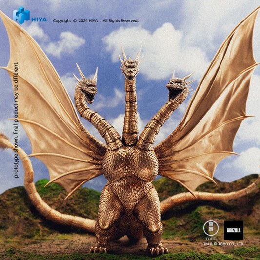 Preventa Figura King Ghidorah (PX Previews Exclusive) - Godzilla vs. King Ghidorah (1991) - Exquisite Basic marca HIYA EBG00 sin escala (33 cm)
