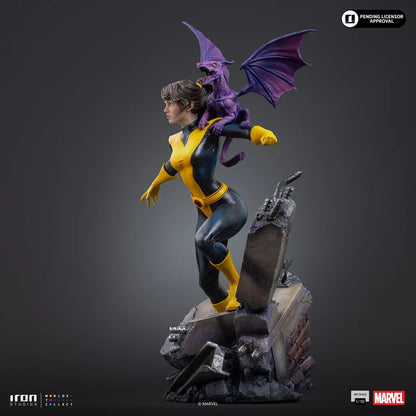 Preventa Estatua Kitty Pryde & Lockheed - X-Men Comics - Battle Diorama Series marca Iron Studios escala de arte 1/10