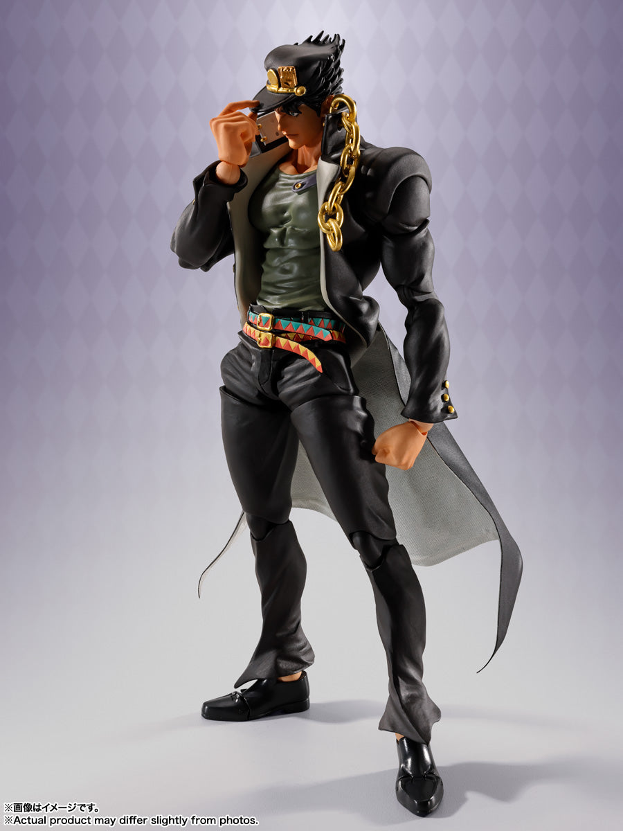 EN STOCK Figura JOTARO KUJO - JoJo's Bizarre Adventure: Stardust Crusaders - S.H.Figuarts marca Bandai Namco escala 1/12