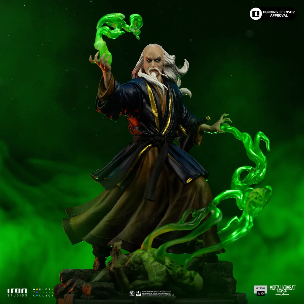 Preventa Estatua Shang Tsung - Mortal Kombat marca Iron Studios escala de arte 1/10