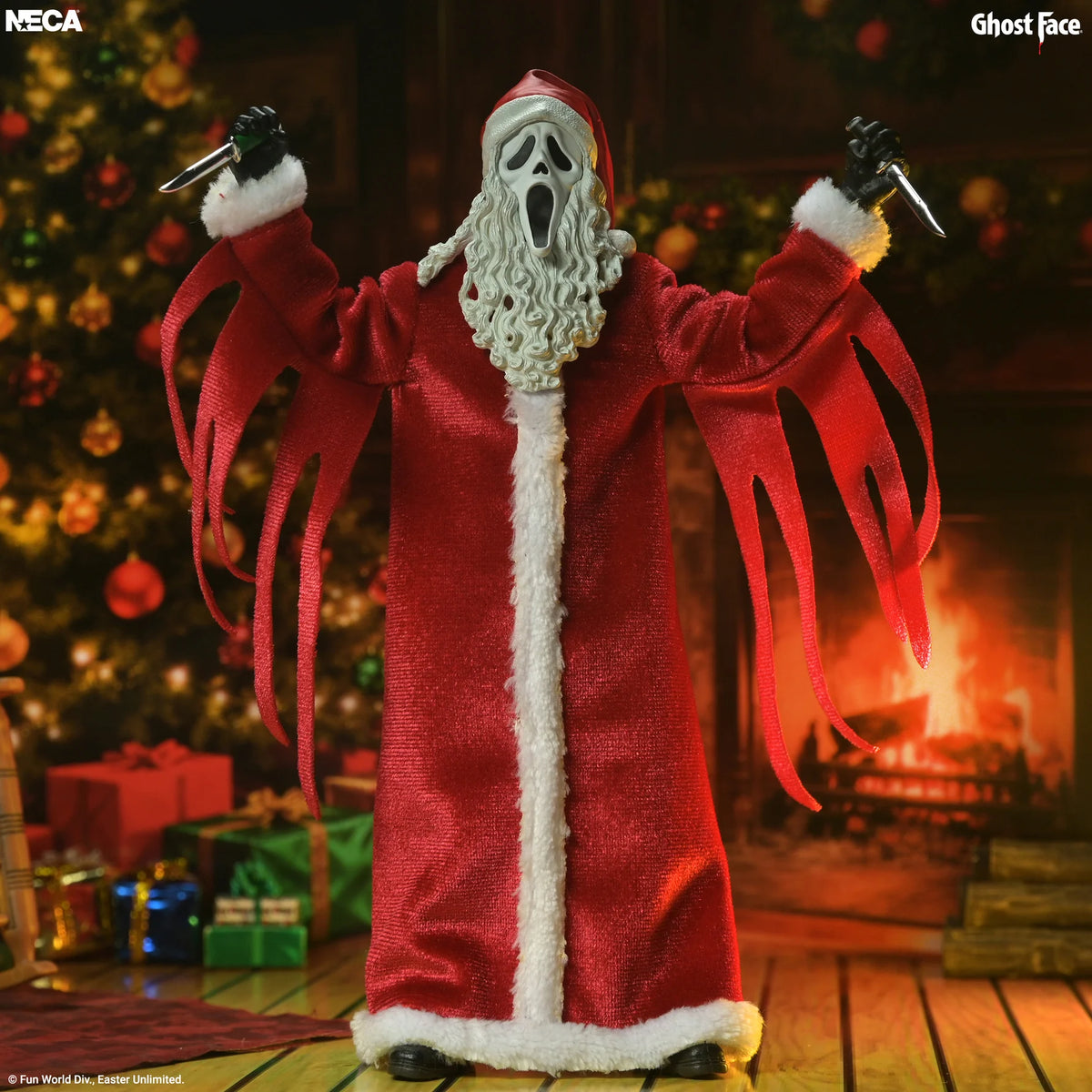 Preventa Figura Ultimate Ghost Face (Santa's Slay) - Ghost Face - marca Neca (7 pulg.)