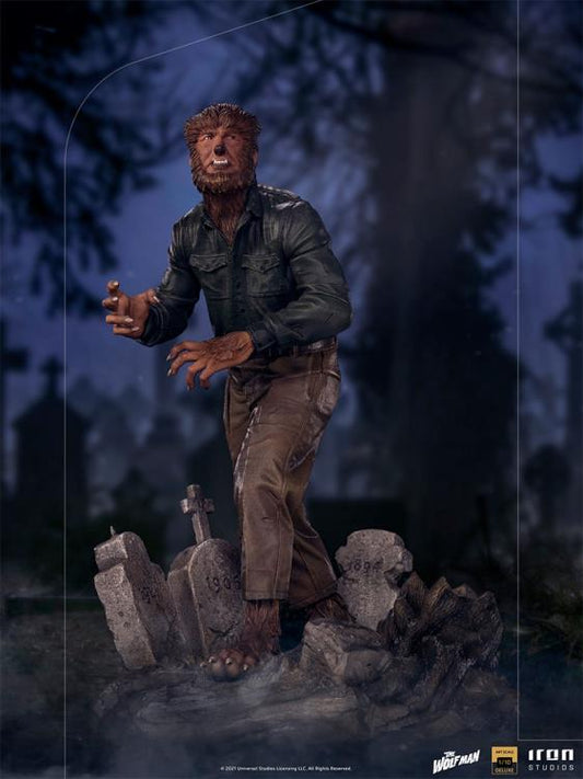 Pedido Estatua The Wolf Man DELUXE - Universal Monsters - marca Iron Studios escala de arte 1/10