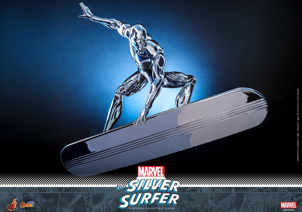 Preventa Figura Silver Surfer - Marvel Comics marca Hot Toys CMS033 escala 1/6