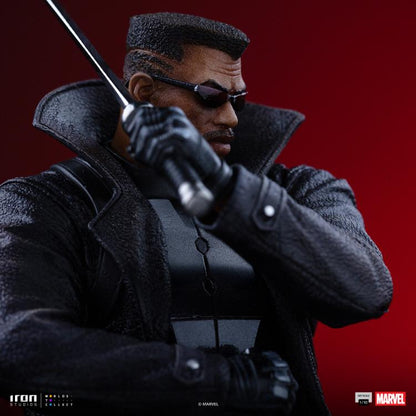 Preventa Estatua Marvel Comics Blade marca Iron Studios escala de arte 1/10