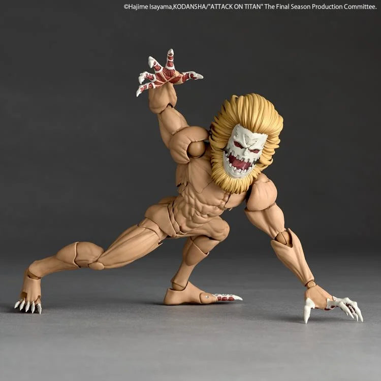 Preventa Figura Jaw Titan - Attack on Titan / Shingeki no Kyojin - Amazing Yamaguchi Revoltech marca Kaiyodo NR102 (12.5 cm)