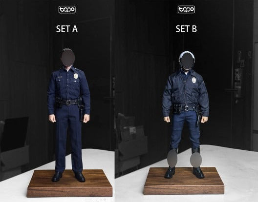 Preventa Set de Uniforme de policia con cuerpo (2 versiones) marca Topo TP027 escala 1/6