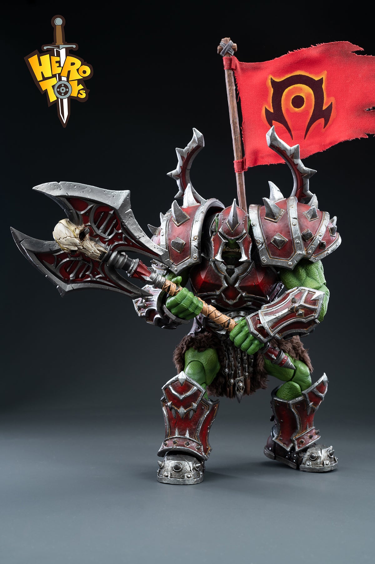 Preventa Figura Orc Warrior marca Hero Toys escala pequeña 1/12