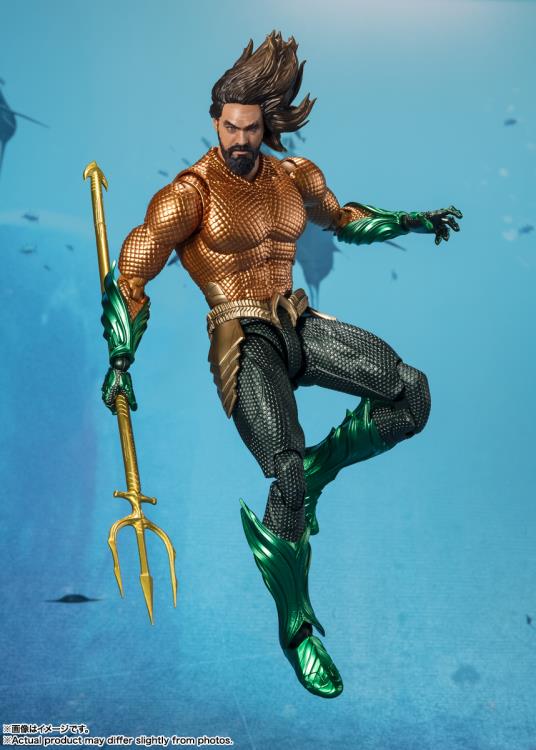 Preventa Figura Aquaman - Aquaman and the Lost Kingdom - S.H.Figuarts marca Bandai Spirits escala pequeña 1/12
