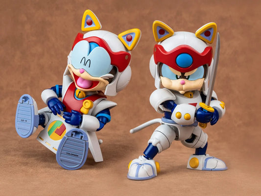 Preventa Figura Speedy (set doble) (Diecast)- Samurai Pizza Cats - AMK PRO Series - Model Kit marca Yolopark