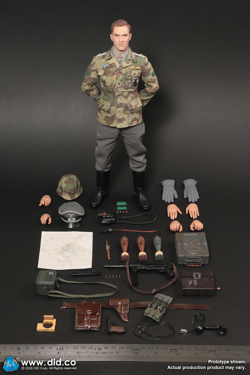 Preventa Figura Jakob - WWII German GD Infantry Officer marca DID D80196 escala 1/6