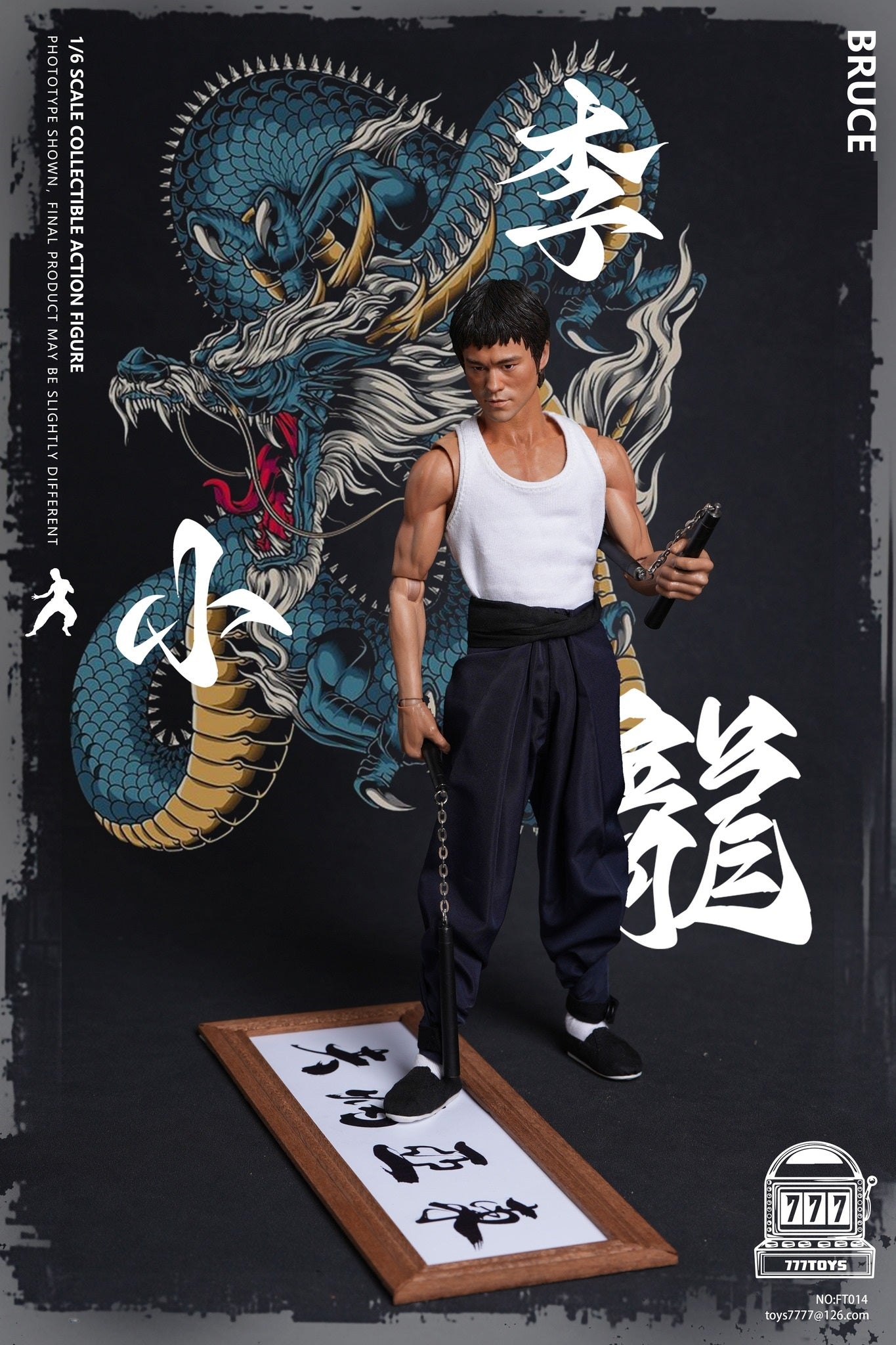 Preventa Figura Kung Fu Master marca 777Toys FT014 escala 1/6