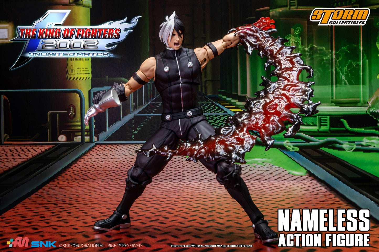 Preventa Figura NAMELESS - The King of Fighters 2002 Unlimited Match marca Storm Collectibles SKKF0 escala pequeña 1/12