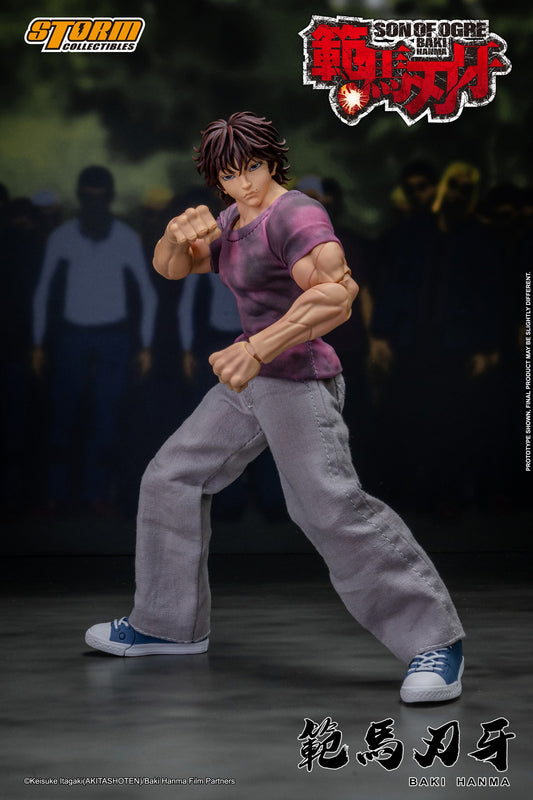 Pedido Figura Baki Hanma (Exclusive) - Baki Hanma: Son of Ogre marca Storm Collectibles KIBK05 escala pequeña 1/12