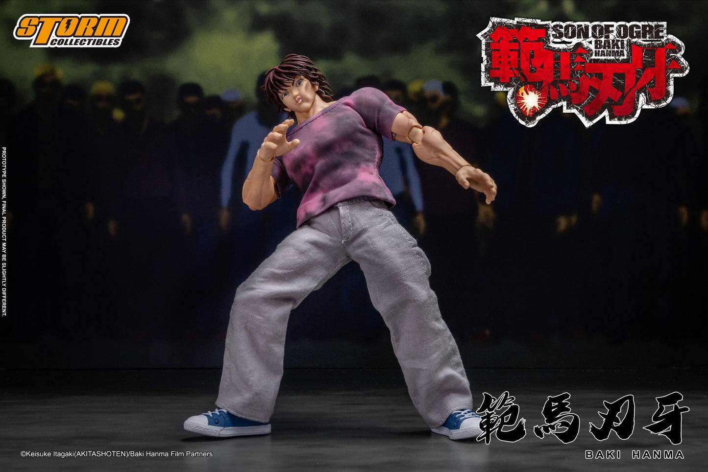 Preventa Figura Baki Hanma (Exclusive) - Baki Hanma: Son of Ogre marca Storm Collectibles KIBK05 escala pequeña 1/12