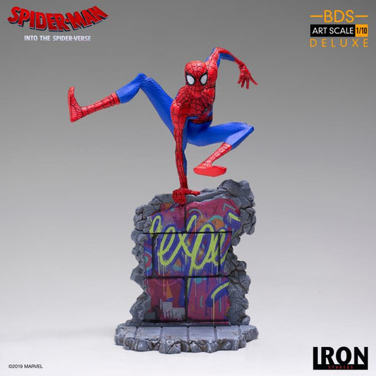 Pedido Estatua Peter B. Parker - Spider-Man: Into the Spider-Verse - Battle Diorama Series (BDS) marca Iron Studios escala de arte 1/10