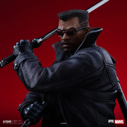 Preventa Estatua Marvel Comics Blade marca Iron Studios escala de arte 1/10