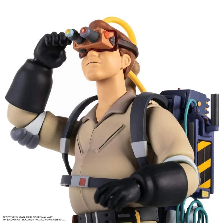 Preventa Figura Ray Stantz - The Real Ghostbusters marca Mondo escala pequeña 1/12