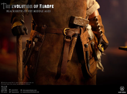 Preventa Figura Blacksmith / Herrero Medieval - The Evolution of Europe marca POP Costume EE02 escala 1/6