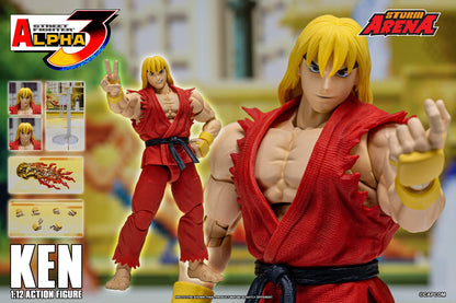 Preventa Figura KEN (Storm Arena) - Street Fighter Alpha 3 marca Storm Collectibles SFSA01 escala pequeña 1/12
