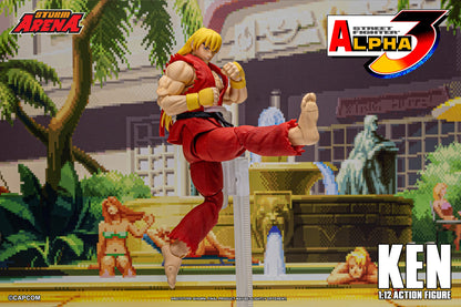 Preventa Figura KEN (Storm Arena) - Street Fighter Alpha 3 marca Storm Collectibles SFSA01 escala pequeña 1/12