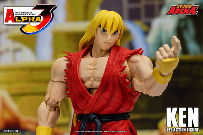 Preventa Figura KEN (Storm Arena) - Street Fighter Alpha 3 marca Storm Collectibles SFSA01 escala pequeña 1/12