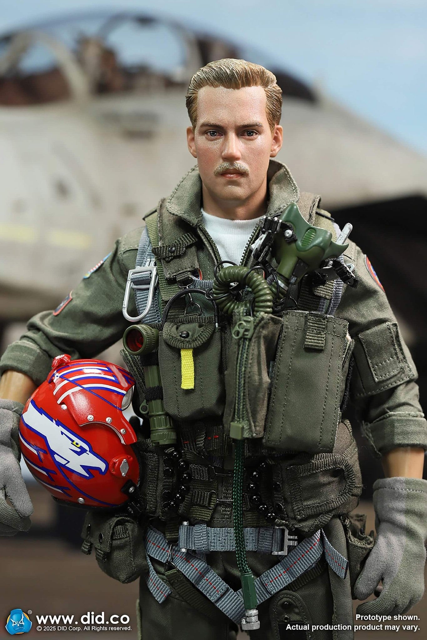 Preventa Figura Tom & Nick (1 cuerpo 2 cabezas) - US Navy Fighter F-14 Pilot marca DID MA80182 escala 1/6