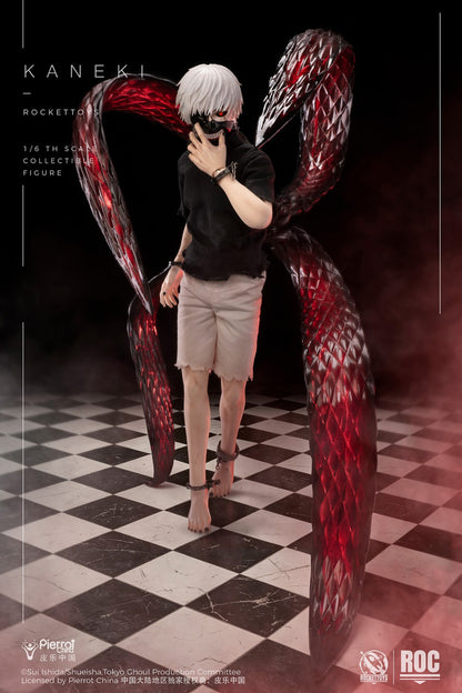 Preventa Figura KANEKI (Awakening Version) - Tokyo Ghoul marca Rocket Toys ROC-024 escala 1/6