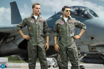 Preventa Figura Tom & Nick (1 cuerpo 2 cabezas) - US Navy Fighter F-14 Pilot marca DID MA80182 escala 1/6