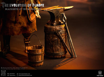 Preventa Figura Blacksmith / Herrero Medieval - The Evolution of Europe marca POP Costume EE02 escala 1/6