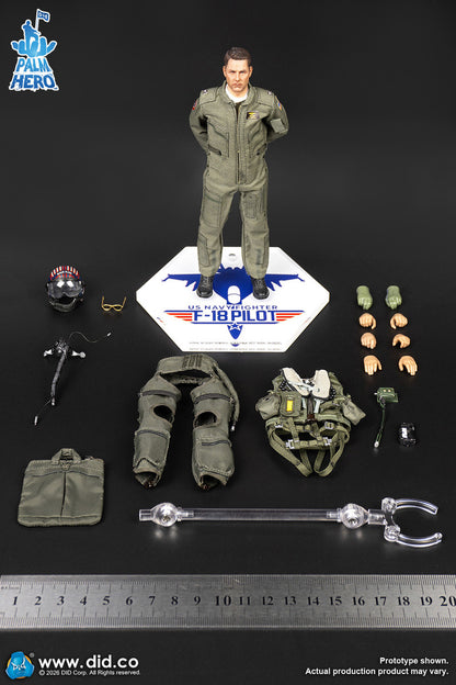 Pedido Figura Captain Mitchell - US Navy 18E Pilot marca DID XM80031 escala 1/12