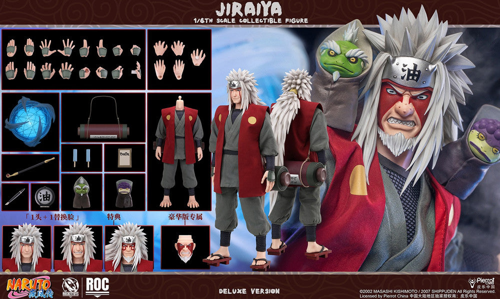 Preventa Figura Jiraiya (Deluxe version) - Naruto Shippuden marca Rocket Toys ROC-020 escala 1/6