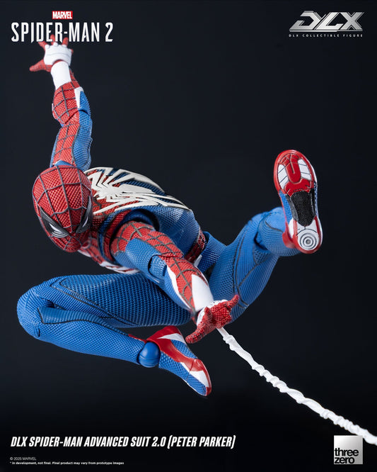 Preventa Figura DLX Spider-Man 2 Advanced Suit 2.0 (Peter Parker) marca Threezero 3Z0936 escala 1/12