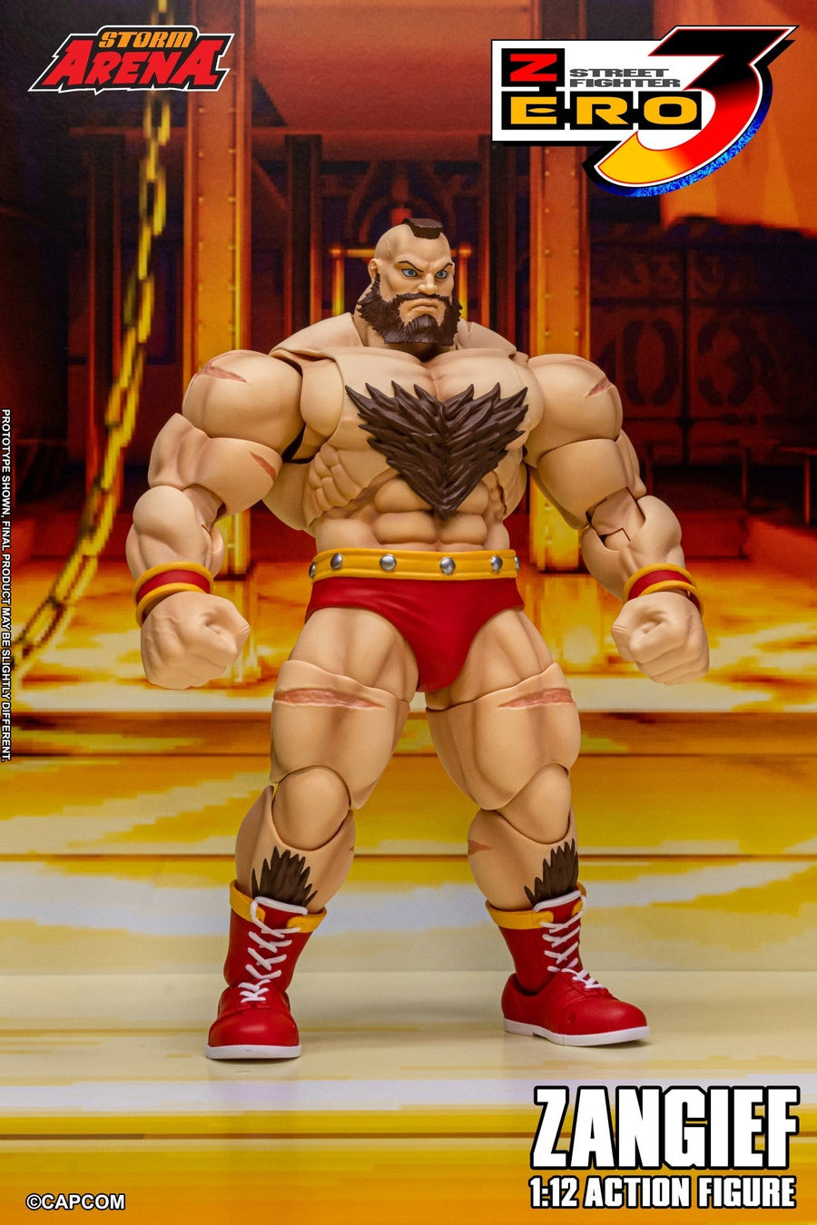 Preventa Figura ZANGIEF (Storm Arena) - Street Fighter Alpha 3 marca Storm Collectibles SFSA08 escala 1/12