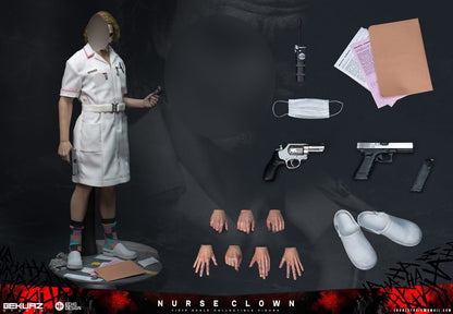 Preventa Figura Nurse Clown marca Ekuaz Studio x Echo Design EKS014 escala 1/6