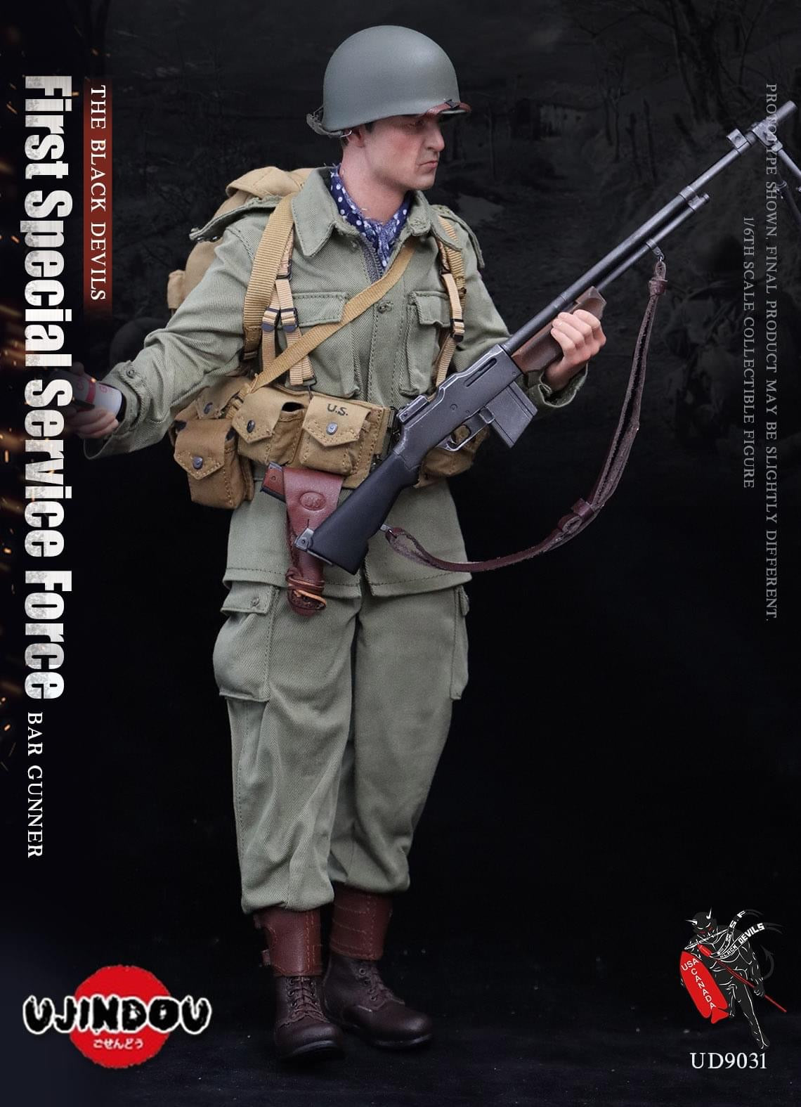 Pedido Figura BAR Gunner - First Special Service Force marca Ujindou UD9031 escala 1/6