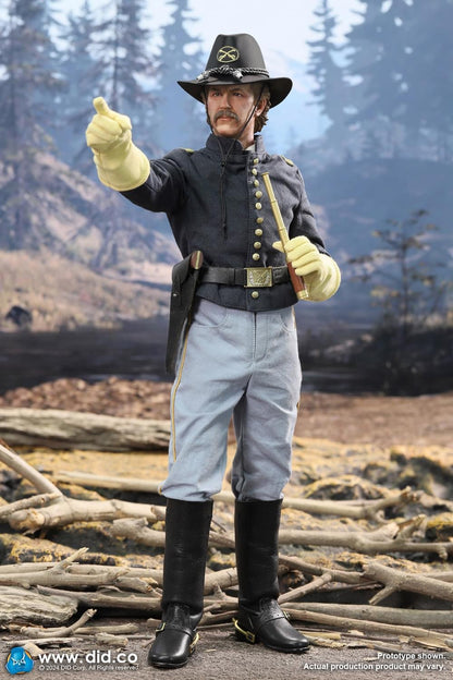 Preventa Figura Union Army Lieutenant John Dunbar - U.S. Civil War marca DID NS80175 escala 1/6