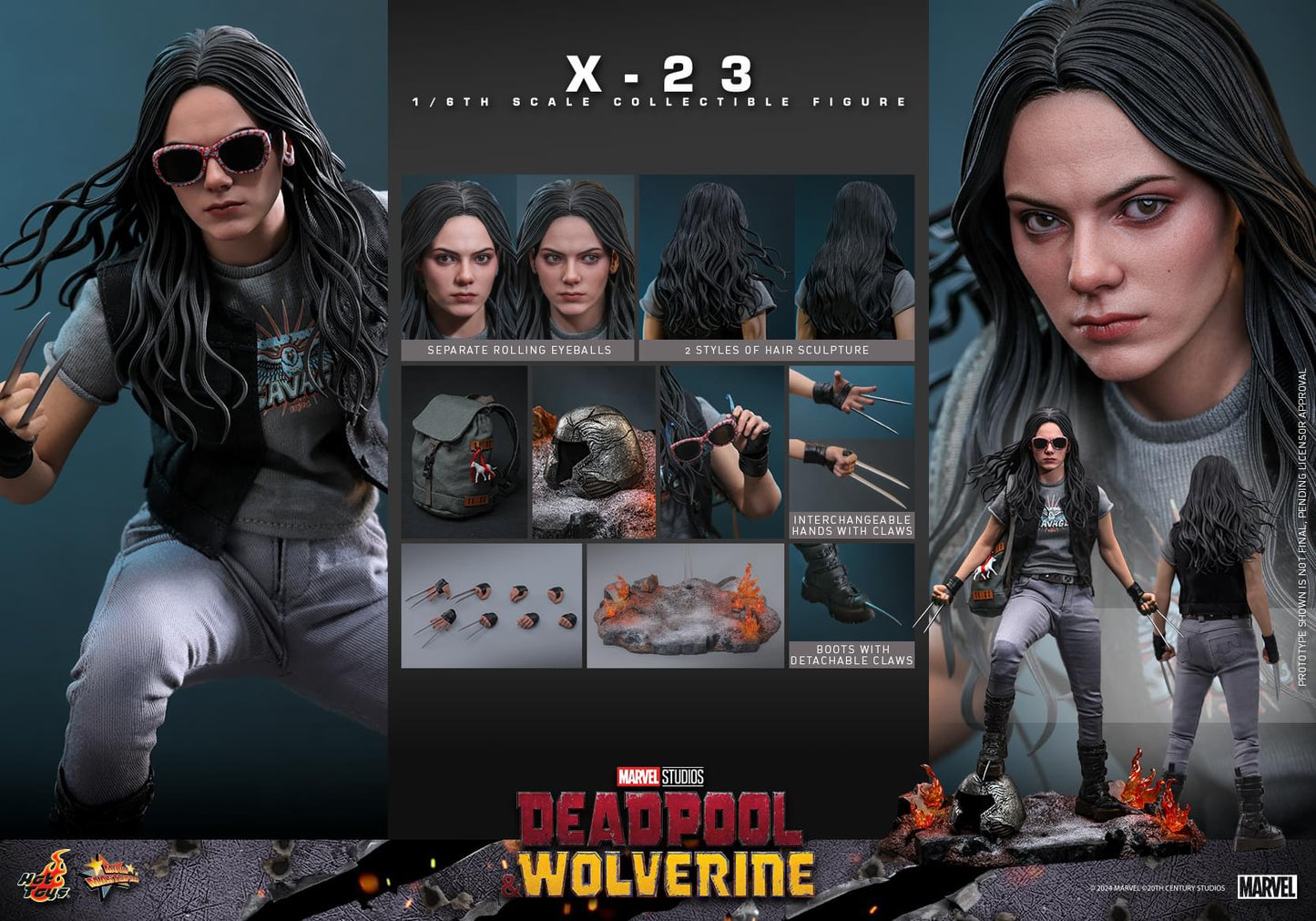 Preventa Figura X-23 - Deadpool & Wolverine marca Hot Toys MMS781 escala 1/6