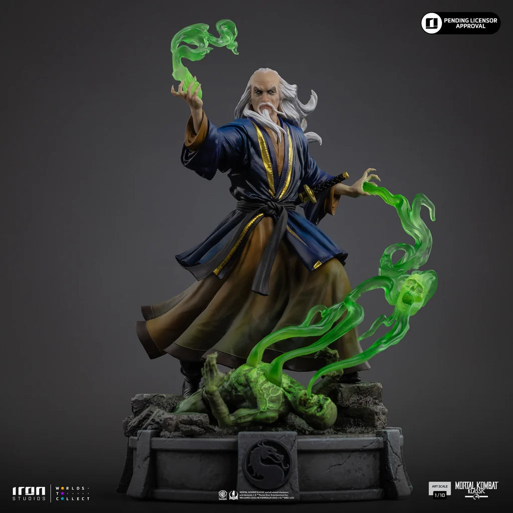 Preventa Estatua Shang Tsung - Mortal Kombat marca Iron Studios escala de arte 1/10