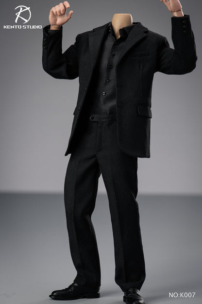 Pedido Set Bully Toby de traje negro con cuerpo marca Kento Studio K007 escala 1/6