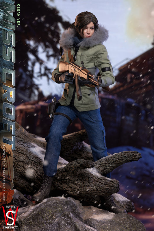Preventa Figura Miss Croft (Clean Version) marca Swtoys FS077A escala 1/6