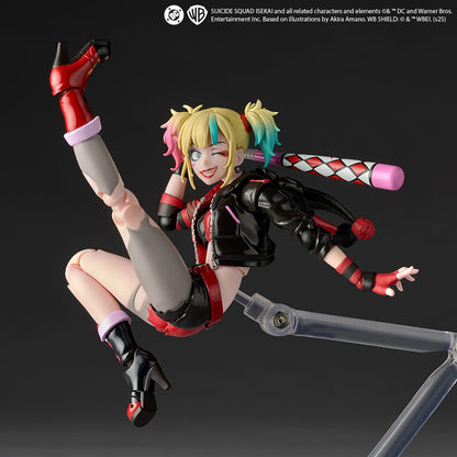Pedido Figura Harley Quinn - Suicide Squad Isekai - Amazing Yamaguchi Revoltech marca Kaiyodo NR082 escala 1/12