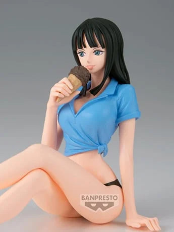 EN STOCK Estatua NICO ROBIN SUMMER STYLE - BMX GLITTER&GLAMOURS marca Bandai Namco