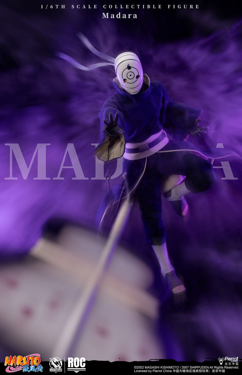 Preventa Figura Madara Uchiha (White Mask Version) - Naruto Shippuden marca Rocket Toys ROC-021 escala 1/6